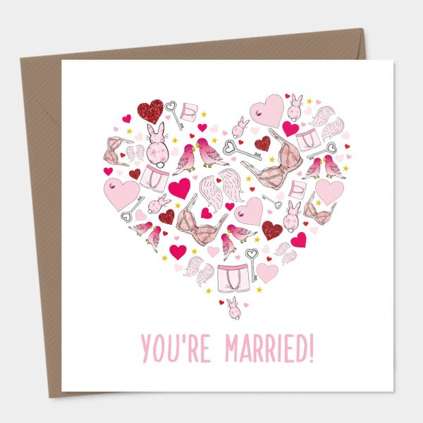 You're Married Card - Newly Weds
